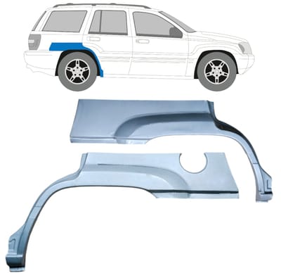Reparatiepaneel achterspatbord voor Jeep Grand Cherokee 1998-2005