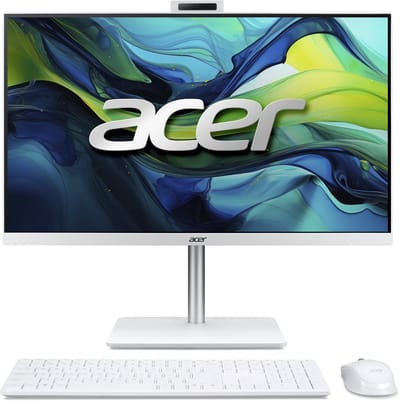 Acer Aspire C24-A WI5418 NL Intel Core 5 120U 60,5 cm (23.8") 1920 x 1080 Pixels Alles-in-één-pc 16 GB DDR5-SDRAM 1 TB SSD Windows 11 Home Wi-Fi 6 (802.11ax) Wit