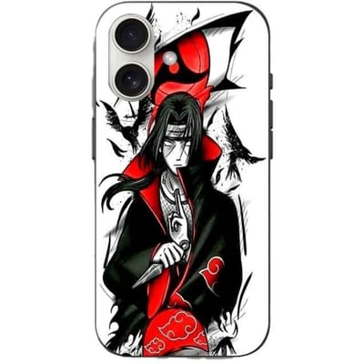 Hoesje - Demon Slayer - Iphone 16 Plus - Itachi Uchiha - Flexibel - Dagelijkse Bescherming