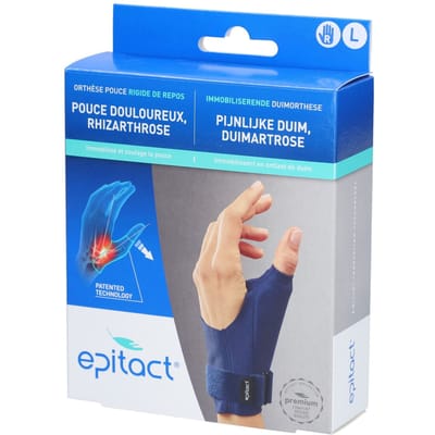 Epitact® Immobiliserende Duimorthese Pijnlijke Duim - Duimartrose Rechts Large 1 Verband(en)