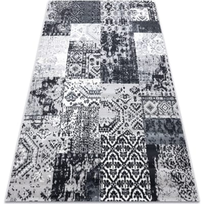 Kleden Rugsx Tapijt Vintage 22216356 grijskleuring patchwork 120x170 cm