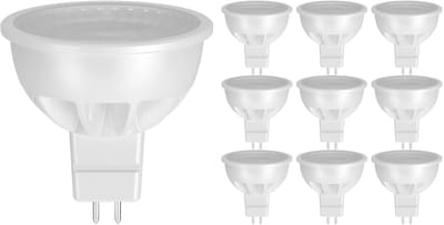 LED Spot 12V 10 Stuks - Brinton - GU5.3 MR16 Fitting - 4.5W 420lm 38D - 840 Natuurlijk Wit 4000K | Vervangt 50W