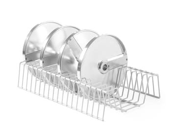 HENDI Rek voor 18 groentesnijder messen – vaatwasmachinebestendig – 400x250x90 mm