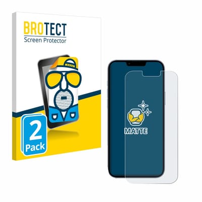 BROTECT - Screenprotector voor Apple iPhone 13 Pro Max - Folie Beschermfolie matte 2 Stuks