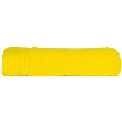 The One Towelling Klassieke badhanddoek (Geel)