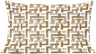 Sierkussens - Kussentjes Woonkamer - 60x40 cm - Geometrisch - Retro - Bruin