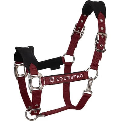 Nylon halster en longe voor paard in nylon Equestro
