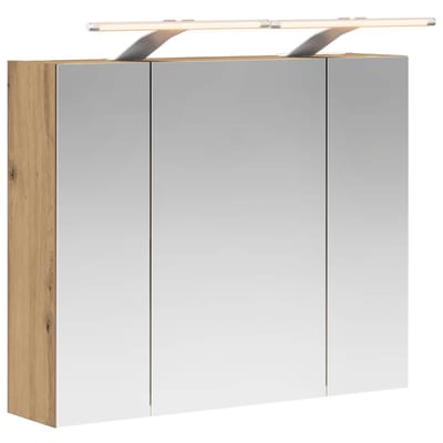 vidaXL - Badkamerspiegelkast - Artisanaal - eiken - 60 - x - 14,5 - x - 50 - cm