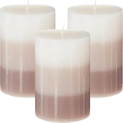 Atmosphera Geurkaars Nina - 3x stuks - Vanille - 45 branduren - 7 x 10 cm