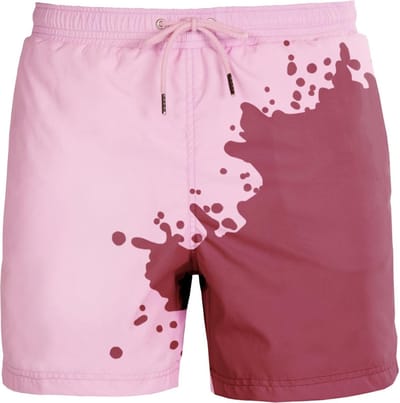 SEA'SONS - Zwembroek Heren - Kleurveranderend - Sneldrogend - Rood - Maat M (SEASONS - Kleur veranderend)
