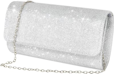 Elegante Avondtas met Pailletten, Schitterende Clutch met Ketting voor Feest en Prom, Stijlvolle Handtas voor Dames