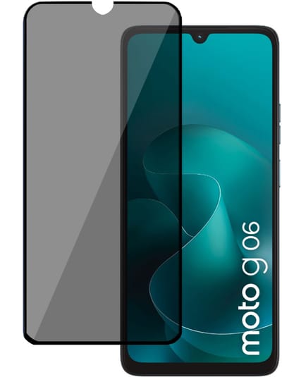 TechNow Privé Screenprotector geschikt voor Motorola Moto G06 Screenprotector - Privacy Beschermglas - Rounded - Privacy Proteqt+