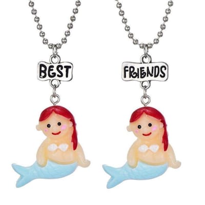 Fako Bijoux® - Vriendschapsketting - BFF Ketting - Zeemeermin - Best Friends - Mermaid