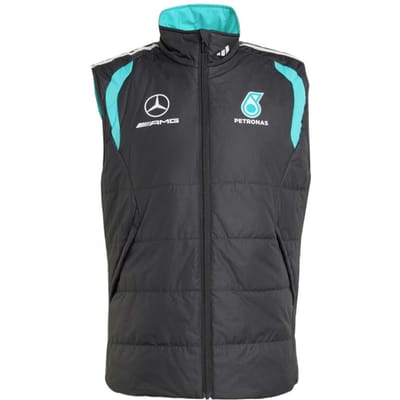 Adidas Performance Mercedes - Amg Petronas Formula 1 Team Mechanics Gilet - Heren - Zwart