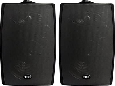 TIC ASP90-B - Premium Professional Terras Speakers 8Ω 70v 6.5” 160W (paar) - zwart