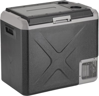 Draagbare koelkast en vriezer met compressor - 50 liter, laag verbruik, temperatuur -20 °C tot 20 °C, voor auto en thuis