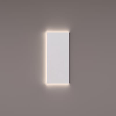 HIPP Design Toiletspiegel Rechthoekig 35 x 80 x 3 cm - Indirecte LED Verlichting 3000K - Extern Geschakeld - Omkeerbaar