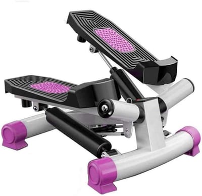 Mini Stepper - Hometrainer Fitnessapparaat - Cardio Training - Hydraulische Cilinders - 380 x 390 x 310 mm - Zwart