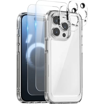 Northjo iPhone 16 Pro Max 5-in-1 Protection Bundel Transparant