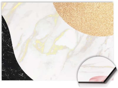 KitchenArt - Marble Chic Spatscherm - 60x30 cm - Spatscherm Achterwand Keuken - Spatwand Keuken