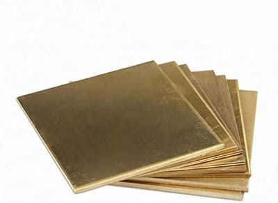 Messing Plaat - Metaal Plaat - Hobby Projecten - Hoge Zuiverheid - 100x150mm - Messingkleurig