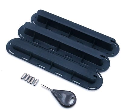 Dailygoods - Set van 3 Toekomst Tri Vinnen Doos voor Surfplank - Inclusief Montage Schroeven en Sleutel
