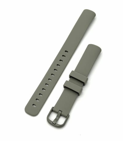 Geschikt voor Fitbit Inspire 3 – Siliconen Bandje Maat L – Sport Bandje – Horlogebandje – Grijs