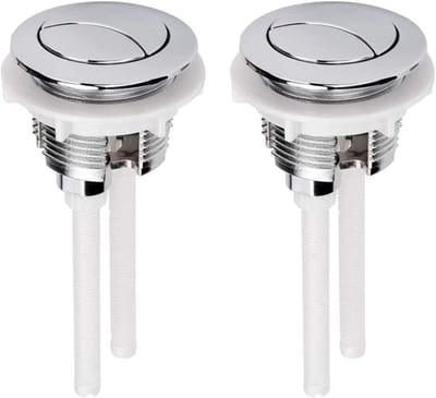 2x Universele Ronde Dubbele Flush Toiletknop Drukker voor Waterbesparing