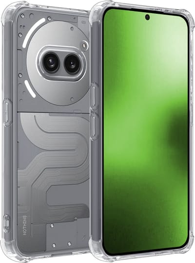 Hoesje Geschikt voor Nothing Phone (2a) - Sterk & Shockproof - Siliconen Case - Back Cover - Telefoon Hoes Shock Proof - Transparant