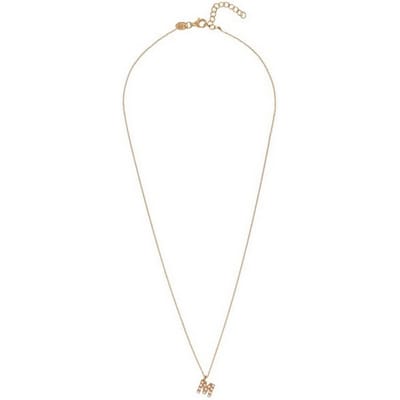 ALISIA AL4258.01.913 GOLD-PLATED LETTER M KETTING MET PARELS 1 STUK