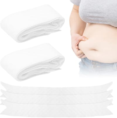 Set van 10 Buikpads - Katoenen Extra Grote Anti-transpiratie Pads - 69 x 11 cm
