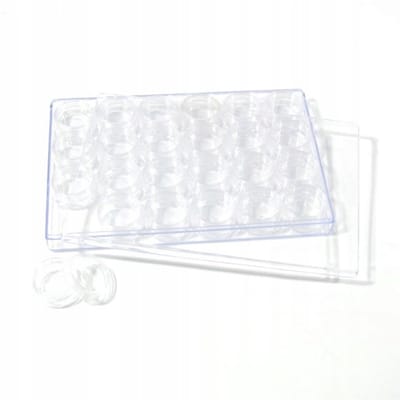 Opbergdoos met 24 potjes voor nail art en decoraties - BOX-07