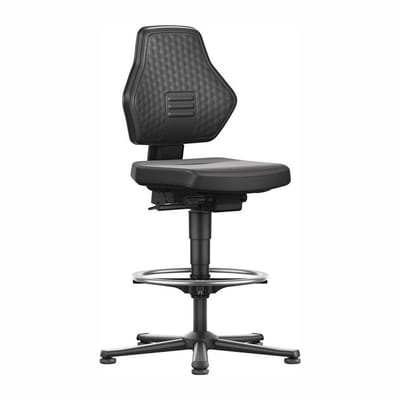 interstuhl Air Flow bureaudraaistoel met vloerglijders + voetenri...