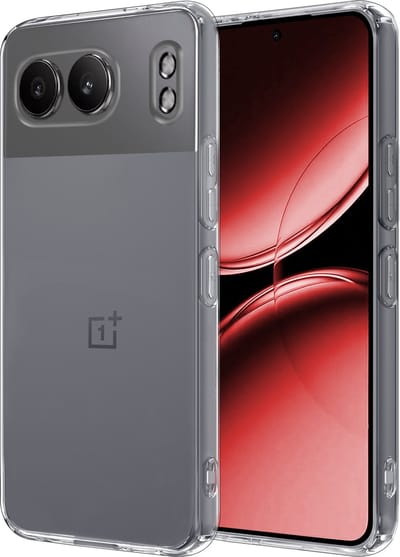 Hoesje - Geschikt voor OnePlus Nord 4 - Sterk & Shockproof - Hoes Cover - Siliconen Case - Transparant