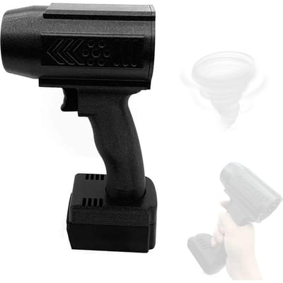 Handheld Ducted Turbofan 50mm Borstelloze Motor Jet Fan 1000g Stuwkracht Auto Wasmachine High Power Stof Milwaukee 18V 20V batteries zwart