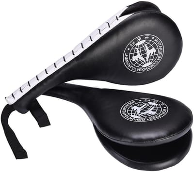 Dailygoods- Kickpads Dubbelzijdig - Taekwondo/karate Trainingspads - PU Lederen Slagkussen - 2 Stuks - 38x18x5 cm - Verbeter Snelheid/Nauwkeurigheid