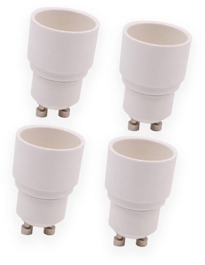 Dailygoody - GU10 naar E14 adapter - Lichtfitting converter - Duurzaam en veilig - 4 stuks - Geschikt voor LED-lampen - Vuurvast PBT-materiaal