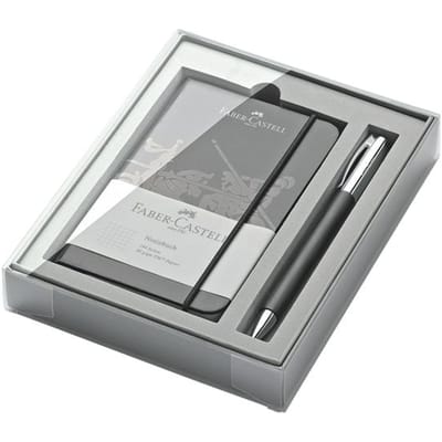FABER-CASTELL pennenset Ambition edelhars, zwart