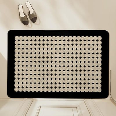 Noordse PVC Entree Deur Vuilafstotende Vloermat Draadring Huis Entree Entree Vloermat Deur Stofverwijdering Antislip Mat 45*75cm