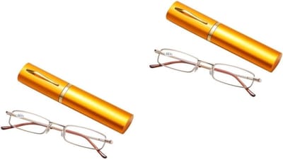 Blauw Licht Bril - Computerbril Stralingsbeschermend - Oogbescherming - Universeel Aluminium Kist - 34 g - Helder
