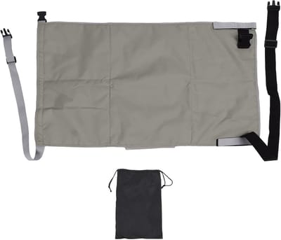 Vliegtuigstoelverlenging Kind - Vliegtuig Bed - Comfortabel Reizen - Opvouwbaar Ontwerp - 79x44cm - Grijs