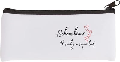 Akyol - schoonbroer ik vind jou super lief Etui - Broer - de liefste schoonbroer - verjaardag - cadeautje voor broer - broer artikelen - kado - geschenk - 20 bij 9 cm