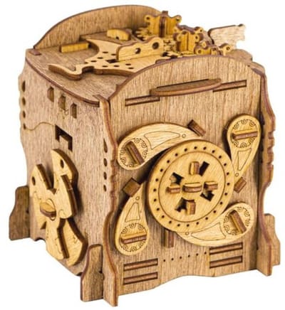Captain Nemo Nautilus Escape Room Puzzeldoos - Unieke Houten 3D Puzzel voor Volwassenen en Kinderen