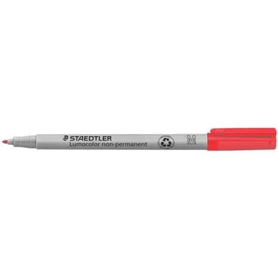 Viltstift Staedtler Lumocolor 315 non permanent M rood