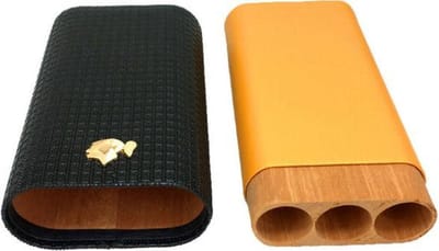 Cohiba - lederen sigarenkoker voor 3 sigaren