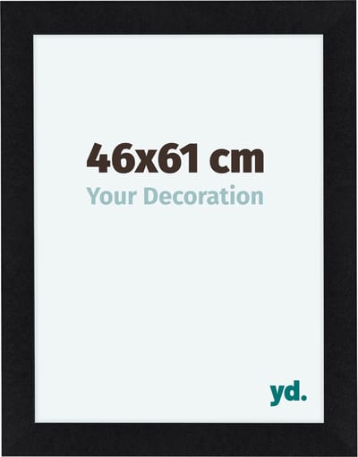Your Decoration - Fotolijst 46x61 cm - MDF - Zwart Mat - Como