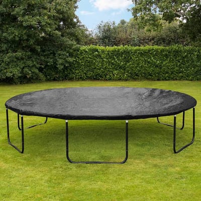 Trampolinehoes - Regenhoes - Trampoline Beschermen - Waterdicht UV-bestendig - Diverse Maten - Zwart