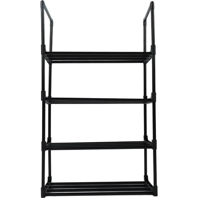 Schoenenrek Multifunctioneel Meerlaags Grote Capaciteit Schoenenplank voor Kast Hal Slaapkamer Entree black
