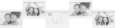 Deknudt Frames multifotolijst S68RK1 P5 - wit - voor 5 foto's 10x15 cm