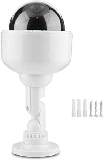 Dummy Beveiligingscamera met 360° Rotatie en LED-Licht voor Binnen en Buiten